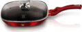 Berlinger Haus BH/1613 Burgundy Metallic Line grill serpenyő fedővel, 28cm