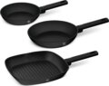 Berlinger Haus BH/8196 Matte Black Collection serpenyő szett, 3 részes