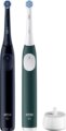 Oral-B iO Series 2 Night Black-Forest Green dupla elektromos fogkefe, Fekete-Zöld