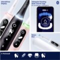 Oral-B iO Series 6 Pink Sand elektromos fogkefe, Rózsaszín-Fehér
