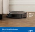 TP-Link Tapo RV20 Max robotporszívó, Fekete