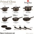 Berlinger Haus Primal Gloss Collection BH/8244 edénykészlet, 15 részes