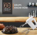 Krups 3 Mix 7000 F60814 kézi mixer, 500W, fehér
