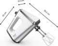 Krups 3 Mix 9000 Deluxe GN9121 kézi mixer, 750W, fehér-ezüst