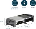 Princess 162820 raklett grillsütő, 1400W
