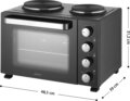 Sencor SEO 2800BK mini sütő, 28 l