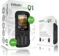 Evolveo StrongPhone Q1 DualSIM strapabíró nyomógombos mobiltelefon, Fekete