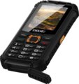 Evolveo StrongPhone Q1 DualSIM strapabíró nyomógombos mobiltelefon, Fekete-Narancs