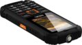 Evolveo StrongPhone Q1 DualSIM strapabíró nyomógombos mobiltelefon, Fekete-Narancs