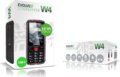 Evolveo StrongPhone W4 DualSIM nyomógombos mobiltelefon, Fekete-Piros