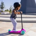 Yvolution, Neon Bolt háromkerekű roller világító kerékkel, rózsaszín