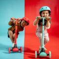 Yvolution, Glider Kiwi világító, háromkerekű roller, pink