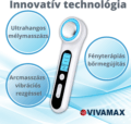 Vivamax SkinMax GYVUM4 ultrahangos mélymasszázs készülék fényterápiával
