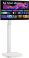 LG Smart Swing 32U889SA-W 32" 4K UHD IPS érintőképernyős monitor guruló állvánnyal