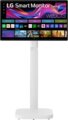 LG Smart Swing 32U889SA-W 32" 4K UHD IPS érintőképernyős monitor guruló állvánnyal