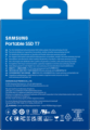 Samsung T7 4TB (USB 3.2 Gen 2, szürke)
