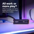 Crucial P310 2TB (M.2 2280, NVMe, Hűtővel)