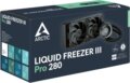 Arctic Liquid Freezer III Pro 280 Black processzor vízhűtő