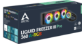Arctic Liquid Freezer III Pro 360 A-RGB Black processzor vízhűtő