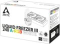 Arctic Liquid Freezer III 240 A-RGB White processzor vízhűtő