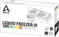 Arctic Liquid Freezer III 280 A-RGB White processzor vízhűtő