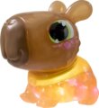 Let's Glo Capybara, világító vízipajtás, barna
