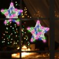 Home KID 503 B/M LED-es csillag ablakdísz, színes