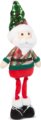 Family Christmas 58759A karácsonyi textil Mikulás figura teleszkópos lábbal