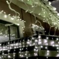 Home KKF 158/WH LED-es fényfüggöny, hidegfehér, 5 m