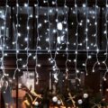 Home DLFJ 200/WH LED-es fényfüggöny, hidegfehér, 5 m