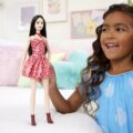 Barbie, Fashionista divatbaba pink párducmintás ruhában