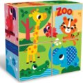 Kids Hits, Fa puzzle kocka, Színes állatkert