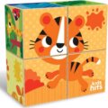 Kids Hits, Fa puzzle kocka, Színes állatkert