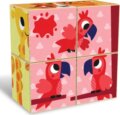 Kids Hits, Fa puzzle kocka, Színes állatkert