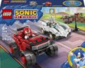LEGO® Sonic the Hedgehog™, Silver autója Knuckles monster truckja ellen