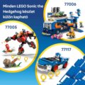 LEGO® Sonic the Hedgehog™, Silver autója Knuckles monster truckja ellen