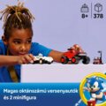 LEGO® Sonic the Hedgehog™, Silver autója Knuckles monster truckja ellen
