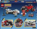 LEGO® Sonic the Hedgehog™, Silver autója Knuckles monster truckja ellen