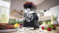 Bosch MultiPower MFWS650B Serie 6 húsdaráló, 2100W, Fekete-ezüstmetál