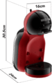 Krups Dolce Gusto Mini Me Nescafé kapszulás kávéfőző, piros