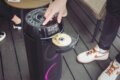 Gogen BPS736CD party hangfal, mikrofonnal