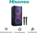 Hisense Party Storm 1 Bluetooth party hangszóró, 2 db mikrofonnal