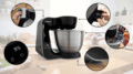 Bosch MUM 5 Serie 4 MUM5XC4E konyhai robotgép mérleggel, 1000W, fekete