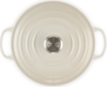 Le Creuset Signature kerek öntöttvas sütő-főzőedény, 20cm, 2,4 l, habcsók