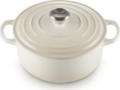 Le Creuset Signature kerek öntöttvas sütő-főzőedény, 20cm, 2,4 l, habcsók