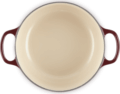 Le Creuset Signature kerek öntöttvas sütő-főzőedény, 20cm, 2,4 l, rhone