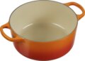 Le Creuset Signature kerek öntöttvas sütő-főzőedény, 22cm, 3,3 l, vulkán