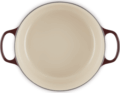 Le Creuset Signature kerek öntöttvas sütő-főzőedény, 28cm, 6,7 l, rhone