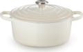 Le Creuset Signature kerek öntöttvas sütő-főzőedény, 26cm, 5,3 l, habcsók