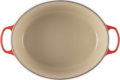 Le Creuset Signature ovális öntöttvas sütő-főzőedény, 40cm, 13,9 l, cseresznyepiros